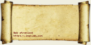 Ivka Adamović vizit kartica